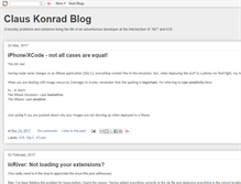 Tablet Screenshot of blog.clauskonrad.net